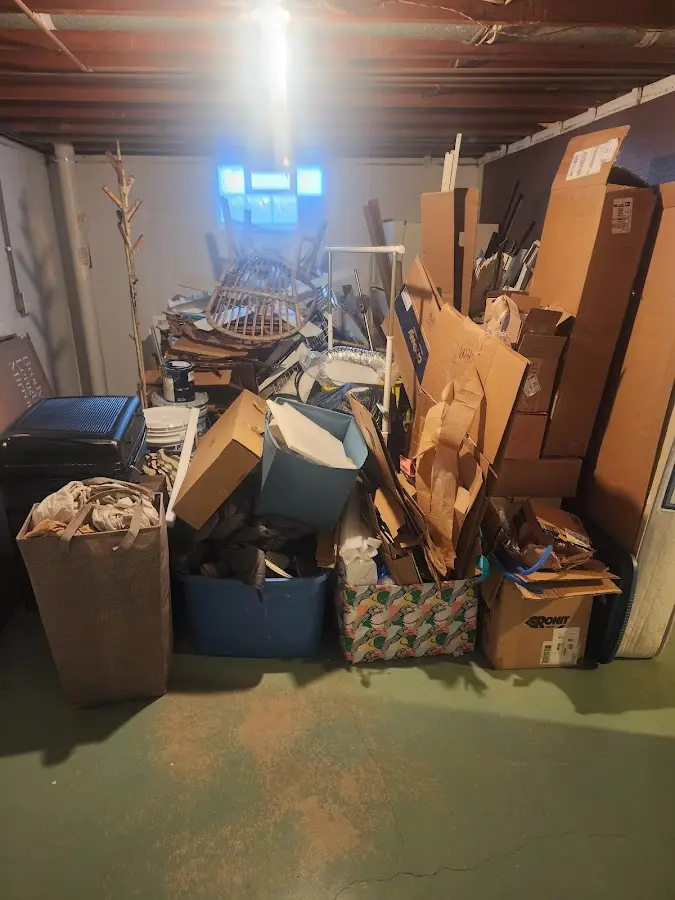 Roll-off dumpster container at job site for Construction Dumpster Rental in Carthage